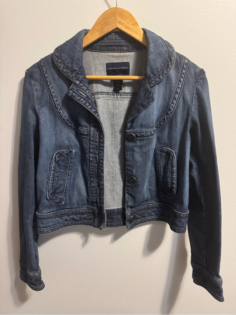 Banana Republic Women's Medium Blue Denim Jacket Medium